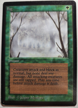 MTG - 1993 - Beta - Fog - Light Play - Green - Instant - Image 1