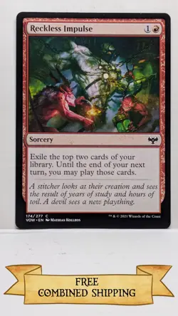4x Reckless Impulse Innistrad: Crimson Vow Regular - Image 4