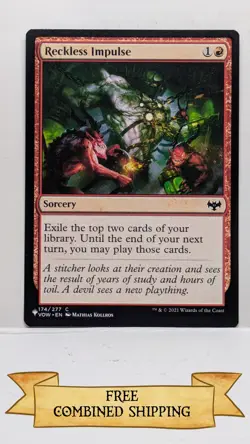 4x Reckless Impulse Innistrad: Crimson Vow Regular - Image 5