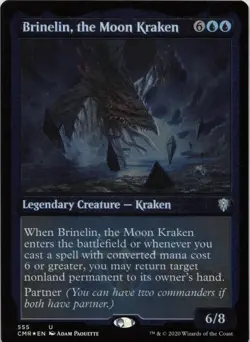 Brinelin, the Moon Kraken (Foil Etched) - FOIL - U Commander Legends 555 - MTG - Image 1