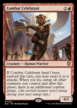 MTG - COMBAT CELEBRANT - Bloomburrow Commander (M) - Image 1