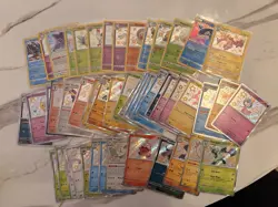 Pokemon TCG 52 card shiny lot! paldean fates, hidden fates, shining fates - Image 1