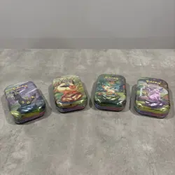 Pokemon Prismatic Mini Tins Lot of 4 - Factory Sealed - Image 1
