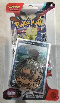 SEALED Pokemon Obsidian Flames Pawmi, Paldean Wooper Promo Checklane BlisterPack - Image 5