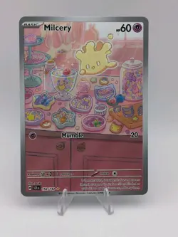 Pokemon Stellar Crown - Milcery - Illustration Rare NM - 152/142 - Image 1
