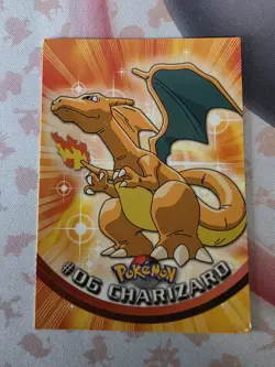 1999 Topps Pokemon TV Animation Series 1 Blue Label #06 Charizard - Image 1