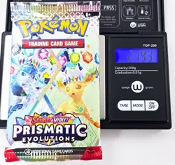 Pokemon TCG PRISMATIC EVOLUTIONS BOOSTER 7 PACK LOT Factory Sealed Heavy - Image 5