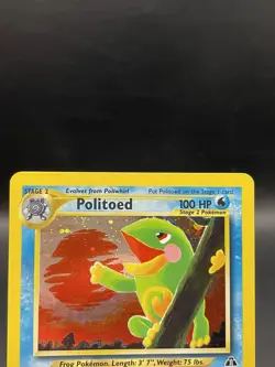 Politoed 8/75 Unlimited Holo Rare Pokemon TCG Neo Discovery MP - Image 2