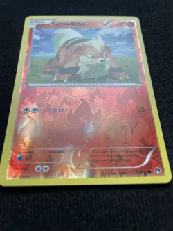 Pokemon TCG 2016 XY BREAKpoint Growlithe 10/122 Reverse Holo Mint - Image 3