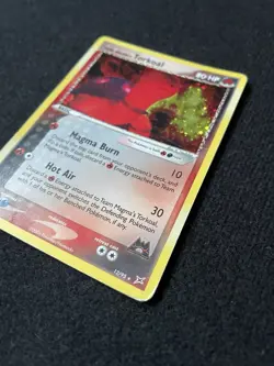 Pokemon TCG 2004 Team Magma vs Team Aqua Team Magma's Torkoal 12/95 Holo LP - Image 4