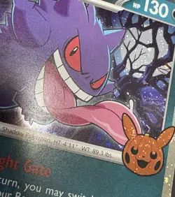 Gengar 057/091 Trick Or Trade 2025 Cosmo Holo NM Pokemon TCG - Image 2
