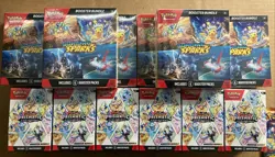 6 Prismatic Evolutions + 6 Surging Sparks Booster Bundles x72 Packs New In Hand - Image 1