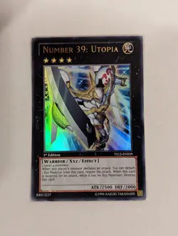 Yugioh - Number 39: Utopia - YS12-EN039 - 1st Edition - MOD PLAYED - Image 1