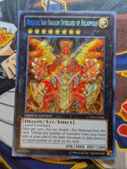 Hieratic Sun Dragon Overlord of Heliopolis - CT09-EN004 - Secret Rare - VLP - Image 1