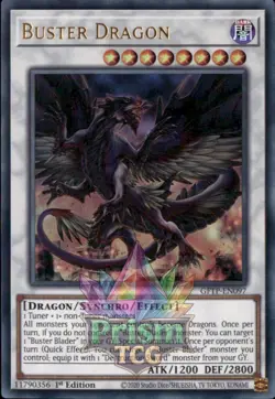 1st ed Buster Dragon ultra rare GFTP-EN097 Yugioh - Image 1