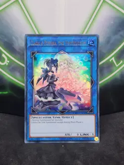 Yugioh Clara & Rushka, the Ventriloduo EXFO-EN049 Ultra Rare 1st Edition LP - Image 1