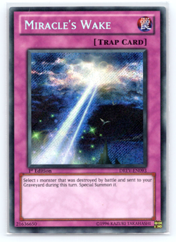 Miracle's Wake - DREV-EN093 - Secret Rare - 1st Edition - Yugioh - Image 1