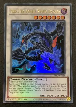 Red-Eyes Zombie Necro Dragon - GFP2-EN133 - Ultra Rare 1st Edition Yugioh - Image 1