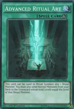 yugioh 1x Advanced Ritual Art THSF-DE052 SUPER RARE ENGLISCH - Image 1