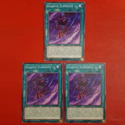 Yugioh Chaotic Elements ALIN-EN067 1st Edition Playset - Image 1