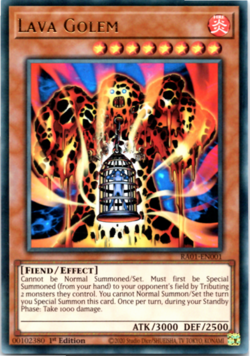 Lava Golem - RA01-EN001 - Ultra Rare - 1st Edition Yugioh - Image 1