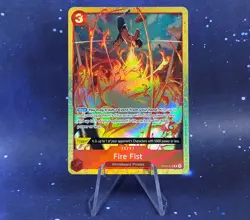 One Piece Fire Fist Pillars of Strength OP03 018 Alt Art Rare English Bandai - Image 1