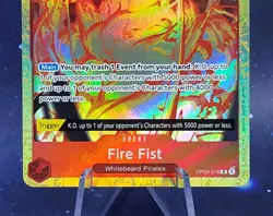 One Piece Fire Fist Pillars of Strength OP03 018 Alt Art Rare English Bandai - Image 5