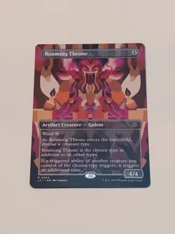 Roaming Throne Borderless Lost Caverns of Ixalan Magic the Gathering card NM - Image 1