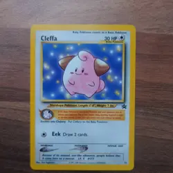 #31 CLEFFA BLACK STAR PROMO RARE POKEMON CARD WIZARDS NM - Image 1