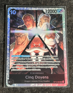 ONE PIECE CARD GAME HOLO CARTE FRANCAISE CINQ DOYENS OP13-082 SR FR MINT - Image 1