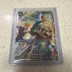 Bandai One Piece CCG Roronoa Zoro PRB-002 Foil Blocker Card English - Image 2
