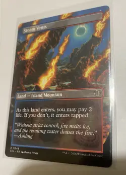 Magic: The Gathering Stream Vents Land Cards x2 ECL 2026 Blue Red English - Image 2