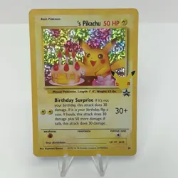 Pokemon Pikachu TCG Celebrations Birthday Promo Holo Card #24 *Damaged - Image 1