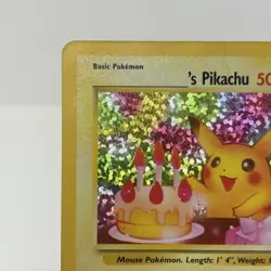 Pokemon Pikachu TCG Celebrations Birthday Promo Holo Card #24 *Damaged - Image 2