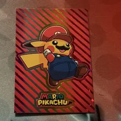 Pokemon Merry Christmas Card Database Pikachu Mario & Luigi - Image 4