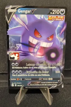 Spanish Gengar V 156/264 Prize Pack Series 2 Pokemon Play! 2022 Near Mint Card - Image 1