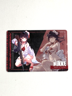 Sakura - Goddess of Victory: Nikke Silver Plastic Card - Image 1