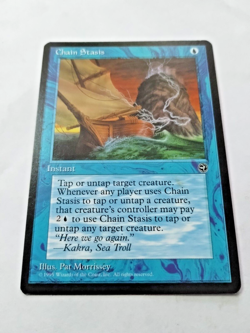 MTG Chain Stasis Homelands Regular Rare - Uncirculated - Image 2