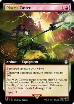 Plasma Caster Surge Foil Extended Art Fallout Commander NM MTG - Image 1