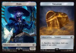 MTG Final Fantasy TOKEN Hero (((#0006))) Treasure #0023 PLAYSET 4X X4 - Image 1