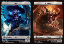 MTG Final Fantasy TOKEN Hero (((#0006))) Horror #0013 PLAYSET 4X X4 - Image 1