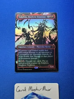 Solphim, Mayhem Dominus (Showcase) Phyrexia: All Will Be One 312 Foil NM - Image 1