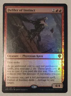 MTG Magic [x1] Defiler of Instinct [x1] FOIL Dominaria United M/NM - Image 1