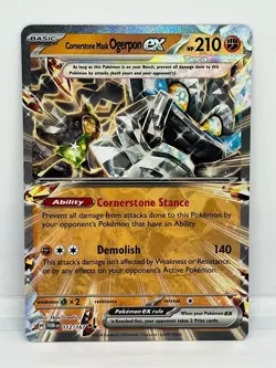 Cornerstone Mask Ogerpon EX 112/167 S&V Twilight Masquerade Rare- Pokemon TCG NM - Image 1