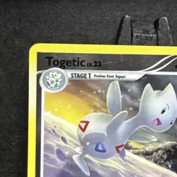 Togetic Reverse Foil Pokemon Diamond & Pearl Great Encounters #55 2008 LP - Image 2