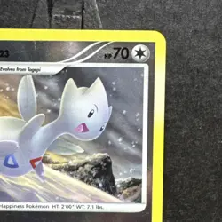 Togetic Reverse Foil Pokemon Diamond & Pearl Great Encounters #55 2008 LP - Image 3