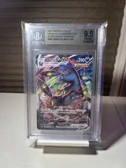 2021 POKEMON JPN SWORD & SHIELD EEVEE HEROES #048 UMBREON VMAX BGS 9.5 - Image 3
