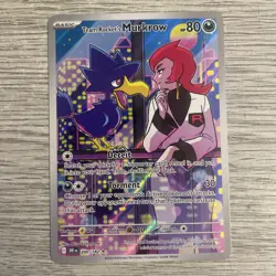 Team Rocket’s Murkrow 200/182 - Pokemon TCG IR Destined Rivals - Near Mint - Image 1