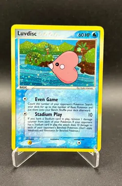 Pokemon Luvdisc 7/100 - Holo Rare EX Crystal Guardians 2006 SWIRL - NM - Image 1