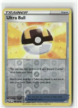 Ultra Ball 146/159 Reverse Holo - Crown Zenith - Pokemon TCG NM - Image 1